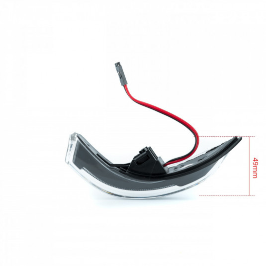Einparts LED směrovky do zrcadel pro Toyota Prius C (NHP10_) od 2011 – 2×5W, oranžové, homologované - Obrázek 4