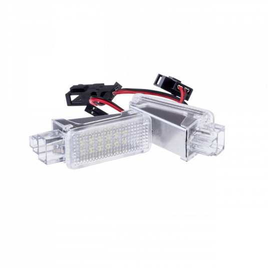 Einparts LED osvětlení dveří pro VW Golf VI (5K1_) 2008–2012 – interiérové podsvícení s bílým světlem - Obrázek 4