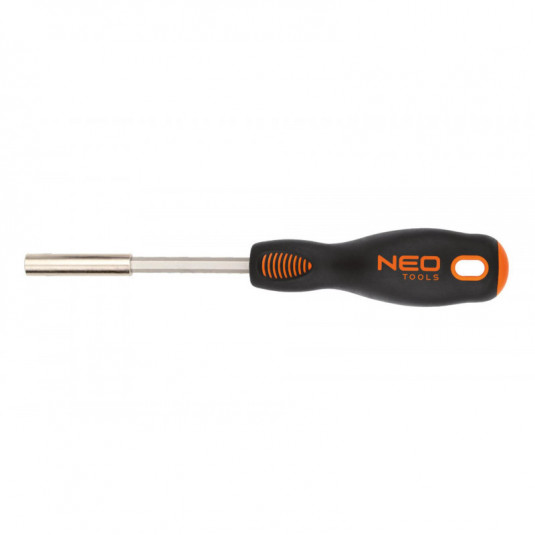 NEO Upínadlo na nástavce 1/4" s magnetickým hrotem a ergonomickou rukojetí – 100 mm | 4cars