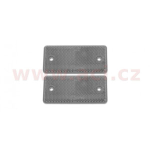 Bílá odrazka 90x40 mm – 2 ks pro zvýšenou viditelnost přívěsu a nákladu