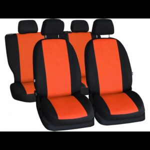 Univerzální potahy na sedadla Btn Citrusově oranžové – moderní velour pro každé auto