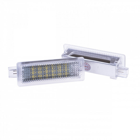 Einparts LED osvětlení prostoru nohou pro BMW 5 E60 (2001–2010) – čistě bílé 6000K, 2ks sada - Obrázek 3