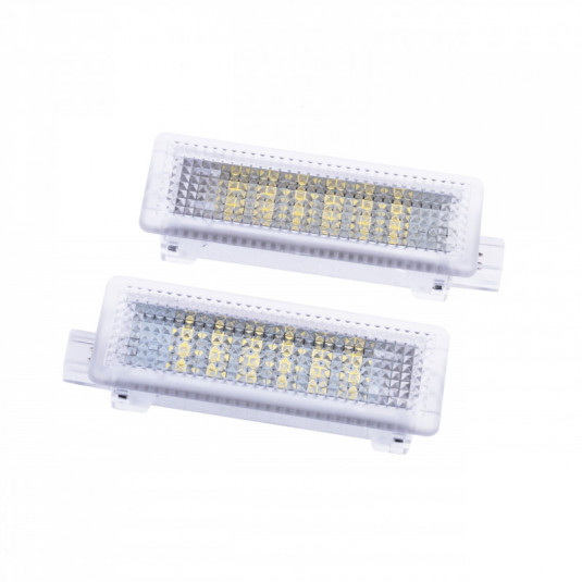 Einparts LED osvětlení prostoru nohou pro BMW 5 E60 (2001–2010) – čistě bílé 6000K, 2ks sada - Obrázek 4
