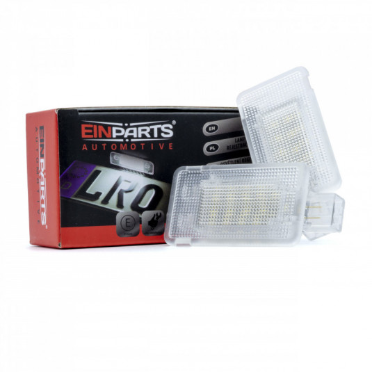 Einparts LED osvětlení dveří pro VOLVO C70 II Convertible (542) 2006–2013 – bílé 6000K