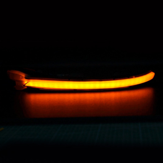 Einparts LED směrovky do zpětných zrcadel pro TOYOTA PRIUS C (NHP10_) od 2011 – 2×5W, oranžové - Obrázek 5