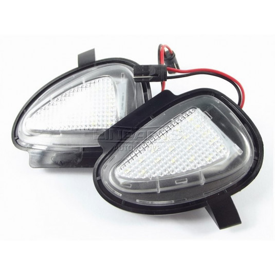 Einparts LED osvětlení zpětných zrcátek pro VW Touran (5T1) 2015–2019 – 6000K bílé světlo - Obrázek 2