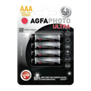 Agfa Ultra LR03 AAA 4 ks – Alkalické baterie s dlouhou životností v blistrovém balení