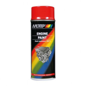 Zelená barva na motor 400 ml – teplotně odolný sprej Motip pro náročné podmínky