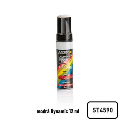 Modrá dynamická opravná tužka 12 ml – rychlý opravák pro škrábance na laku