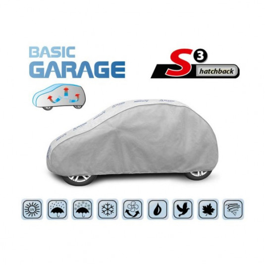 Plachta Basic Garage S3 Hatchback – Ochrana auta před počasím a nečistotami | Kegel - Obrázek 5