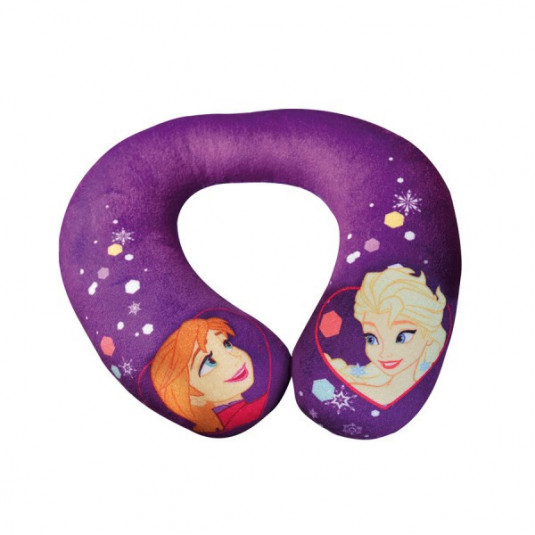 Cestovní polštář mražený Frozen – pohodlná opora pro děti v autě