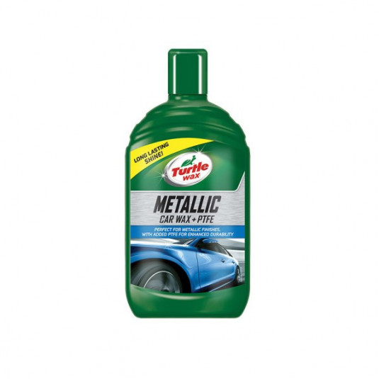 Turtle Wax Metallic Car Wax + PTFE 500 ml – Ochrana a lesk pro kovové laky
