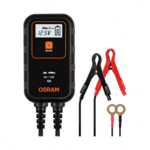 OSRAM Inteligentní nabíječka baterií 4A – 6V/12V s digitálním displejem a udržovacím režimem