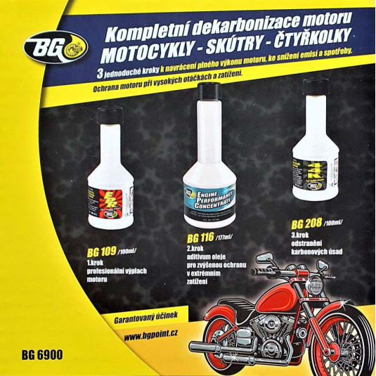 Sada pro údržbu a dekarbonizaci motoru BG 6900 KIT – čištění palivového