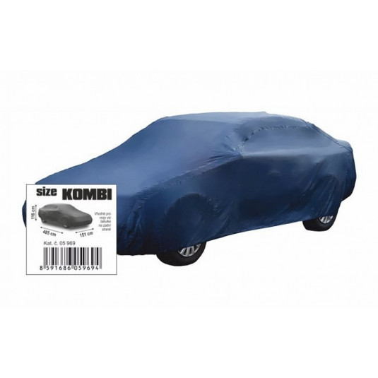 Ochranná autoplachta FULL KOMBI 485x180x116 cm z nylonu – ochrana auta před námrazou a nečistotami