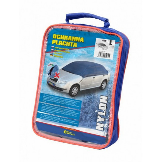 Ochranná autoplachta L 292x147x51 cm z nylonu – ochrana před námrazou a nečistotami - Obrázek 2