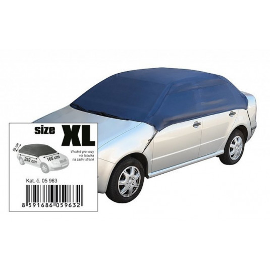 Ochranná autoplachta XL 317x157x51 cm – nylonová pro zimu i ochranu před nečistotami | Compass