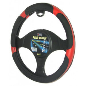 Potah na volant GRIP červený 37–39 cm – zvýraznění interiéru a vylepšený komfort řízení | Compass