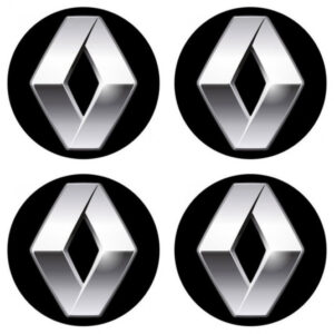 3D pryskyřičné samolepky RENAULT 4 ks – výrazný design pro poklice a kola | AutoZulu