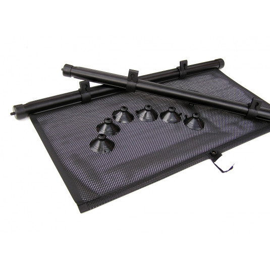 Roletka na boční okna 2x50 cm s tečkovaným vzorem – Automax