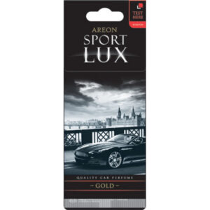 Areon Sport Lux Gold – Luxusní papírový osvěžovač vzduchu s jemnou vůní pro interiér