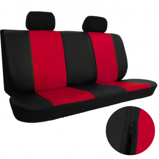 Autopotahy Exclusive Alcantara modro-černé – luxusní potahy z Alcantary a ekokůže, univerzální komplet - Obrázek 4