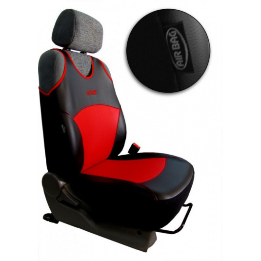 Autotrička Active Sport Leather šedé z eko kůže – odolné a snadno čistitelné potahy pro přední sedadla - Obrázek 2