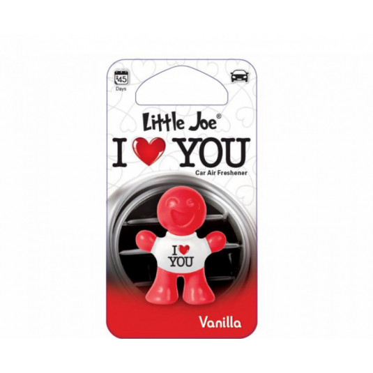 Little Joe Vanilla - I love you Osvěžovač vzduchu do fukarů s dlouhodobou vůní vanilky