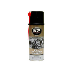 K2 Belt Dressing 400ml – Sprej na klínové řemeny proti hluku a opotřebení