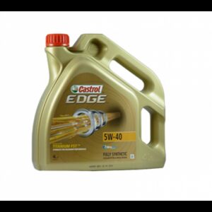 Castrol Edge 5W-40 Titanium 4L – vysokovýkonný syntetický olej pro extrémní provoz
