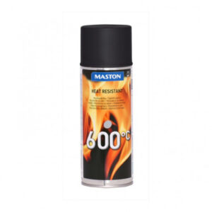 Maston Heatresistant černá aerosolová barva 400 ml do 600 °C – tepelně odolná nátěr pro grily