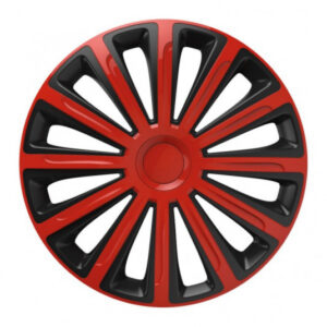 Puklice 16 palců TREND red and black – odolné a stylující poklice pro ocelová kola | Versaco