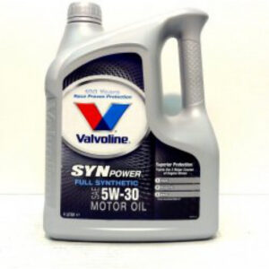 Valvoline SynPower 5W-30 4L – plně syntetický motorový olej pro dlouhou životnost motoru