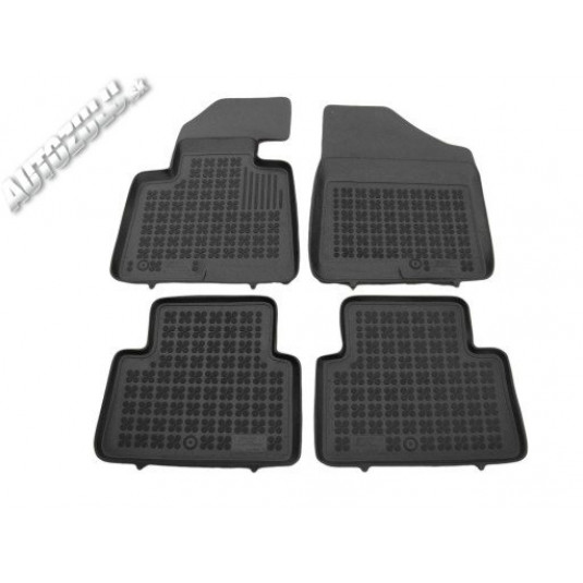 Pryžové rohože Hyundai Santa Fe 2012–2018 s vysokým okrajem 3 cm – REZAW Plast