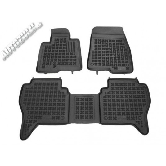 Pryžové rohože MITSUBISHI Montero (1999–2006) se zvýšeným okrajem | REZAW Plast