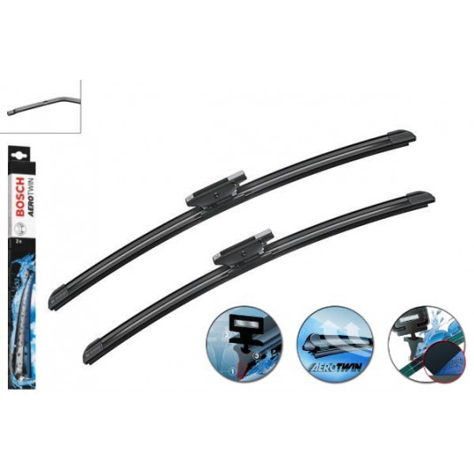 Bosch Aerotwin Stěrače Přední 450/475mm pro BMW Mini Clubman R55 (04.12–08.14)