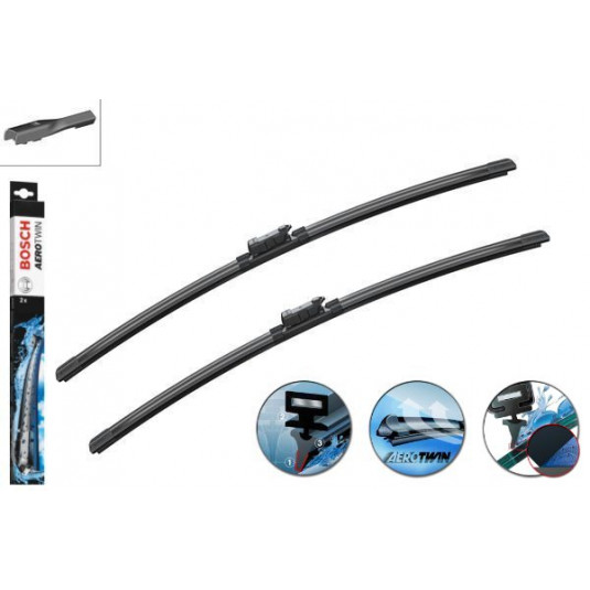 Bosch Aerotwin Sada Předních Stěračů 600/600mm pro VW Transporter T6 (04.15–souč.)