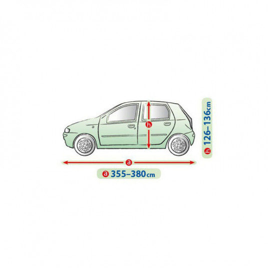 Celoroční plachta na auto FORD Fiesta MK III 1989–1997 hatchback – odolná 4vrstvá ochrana | Kegel Garage - Obrázek 2