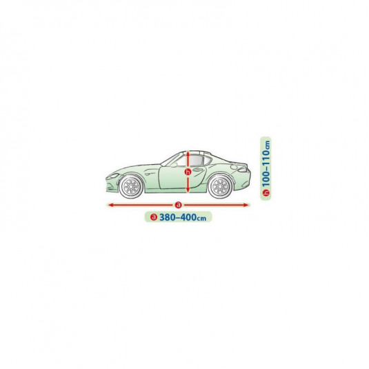 Celoroční plachta na auto Mazda MX-5 I 1989–1997 coupe – ochrana karoserie v garáži i venku | Kegel - Obrázek 2