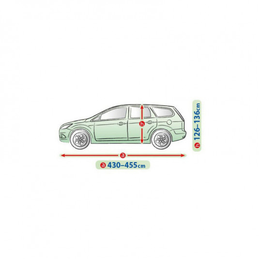 Plachta na auto OPEL Astra I (F) kombi 1991–2000 – celoroční ochrana od Kegel - Obrázek 2