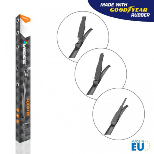 Visee Aquatec Flat Stěrač 400mm pro OPEL Corsa (D) pravý – trvanlivý a efektivní čisticí výkon - Obrázek 2
