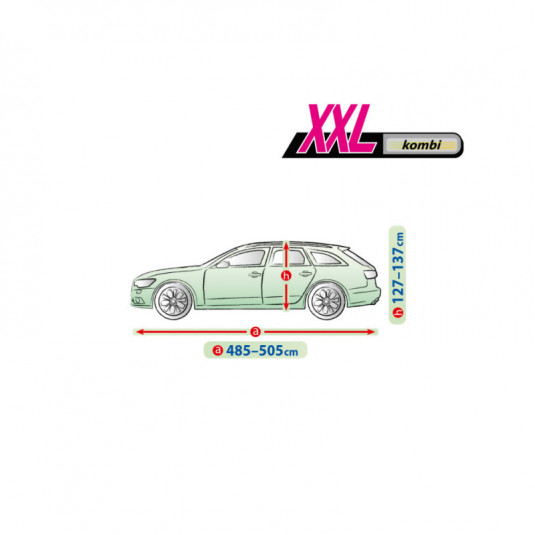 Plachta na auto Volvo V70 kombi III (od 2007) – Premium nepromokavá a paropropustná ochrana | Kegel - Obrázek 2