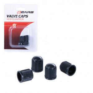 Černé kryty ventilů 4ks – ochrana a styl pro vaše kola | 4cars