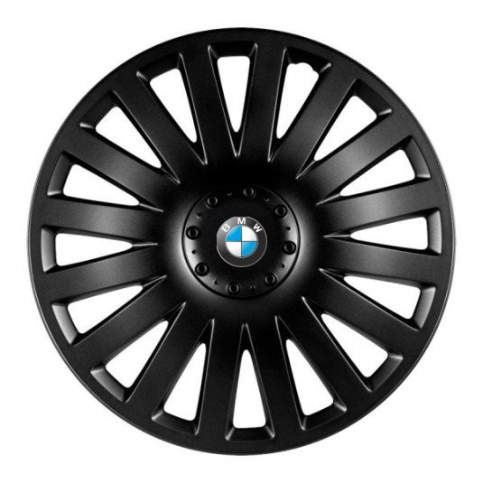 Poklice pro BMW 15 palců – Smart Black | S logem BMW | Versaco - Obrázek 2