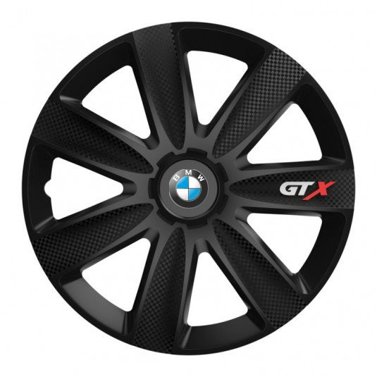 Poklice BMW 15 palců GTX CARBON black – chrání plechové disky a dodají vzhled premium - Obrázek 2