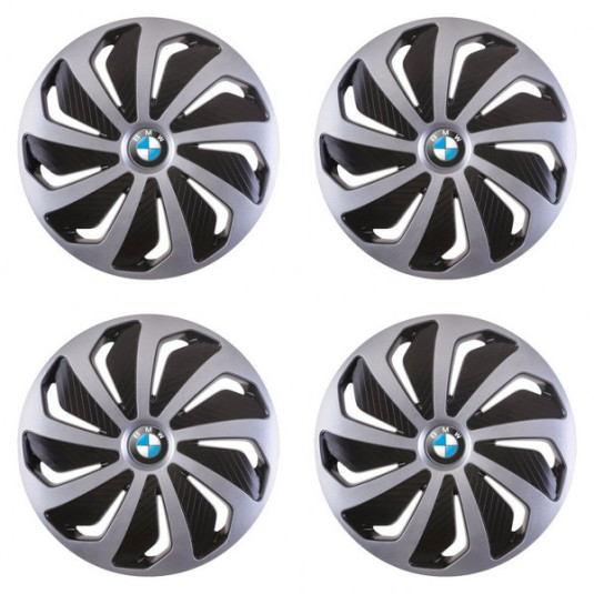 Poklice pro BMW 16 palců s logem – Sada 4 ks od Versaco