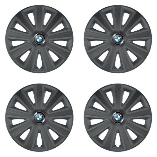 Poklice pro BMW 16 palců – Versaco Aviator carbon RC16 grafite s logem