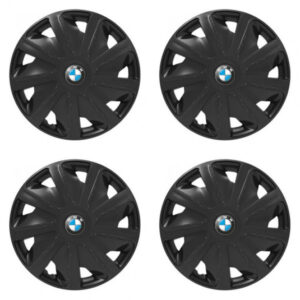 Poklice BMW 16 palců Craft Black – Sada s logem