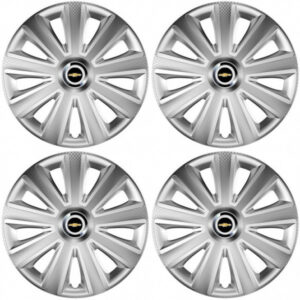 Poklice 15 palců pro Chevrolet Aviator carbon silver – chrání disky a dodají styl
