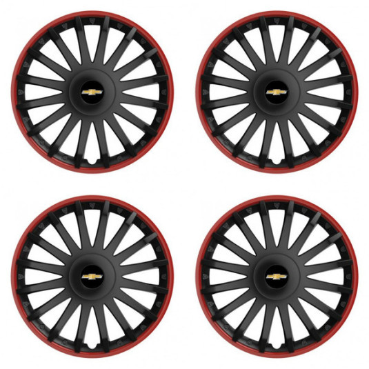 Poklice pro Chevrolet 16 palců CRYSTAL RO black – chrání disky a vylepší vzhled